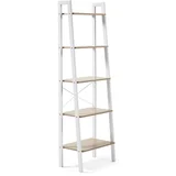 Bijeli/u prirodnoj boji regal u dekoru hrasta 56x172x32 cm Aarhus –