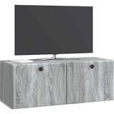 TV ormar za zid 78,5 x 31 x 30 cm Siva Sonoma Konstruirano drvo | Eponuda.com