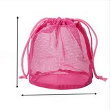 INF Prenosna Roza Mrežasta Torbica za Toaletne Pripomočke - Zračni Potovalni Organizator, (5000078216) | Shoptok.si