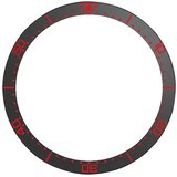 INF Nadomestni obroč z luskastim vzorcem za Garmin Fenix 8/Tactix 8 51mm Black/Red, (5000310516) | Shoptok.si