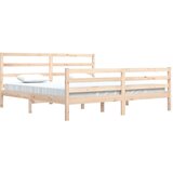  Posteljni okvir iz trdne borovine 200x200 cm, (20644816) | Shoptok.si