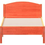  Okvir kreveta bez madraca voštano smeđi 75 x 190 cm od borovine | shoptok.hr
