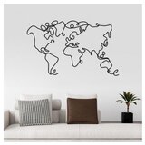 Wallity Metalni Ukras Za Zid World Map 2 | Eponuda.com