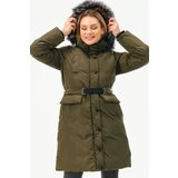 Dewberry Z6774 WOMEN'S COAT-KHAKI Cene
