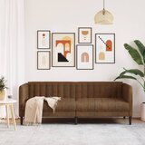  Trosjed smeđi od umjetne brušene kože | shoptok.hr