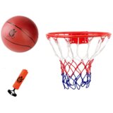 Ko&amp;scaron;arka&amp;scaron;ki set za djecu 3u1 - lopta, pumpa, obruč Slike