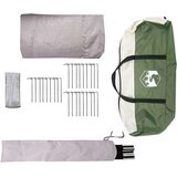  Teepee šator s krovom Zelena i Siva 600 x 600 x 347 cm | shoptok.hr