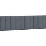 Maison Chic posteljno vzglavje - vzglavna omarica - vzglavna stranica temno siva 180 cm žamet, (21704065) | Shoptok.si