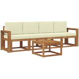  Set vanjskih sofa 5 kom. Prirodna i krem | shoptok.hr