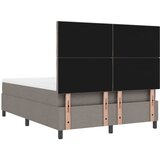  Krevet s opruga kutije Sivo-smeđa 140 x 200 cm tkanina | shoptok.hr