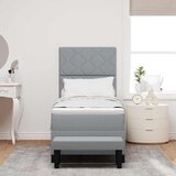  Krevet s opruga kutije Svijetlo siva 80 x 200 cm tkanina | shoptok.hr