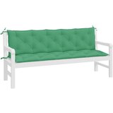  Jastuci za vrtnu klupu 2 kom zelena 180x50x7cm tkanine Oxford | shoptok.hr