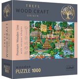 Trefl Wood Craft Slavna mesta: Francija 1000-delna premium lesena sestavljanka - | Shoptok.si