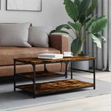  Stolić za kavu boja hrasta 90 x 49 x 40 cm konstruirano drvo Cene