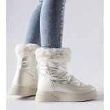 Gemre White insulated snow boots with fur Oliver | Shoptok.si