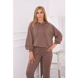 Kesi Sweatshirt set with a hood mocca | shoptok.hr