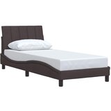  Okvir za krevet bez madraca Hanko tamnosmeđi 90 x 190 cm od tkanine | shoptok.hr