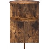  Bocni stol Dimljeni hrast Ø 39,5 x 55 cm Konstruirano drvo | shoptok.hr