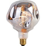 Calex E27 dimbare LED lamp G125 zilver 4W 75 lm 1800K Cene