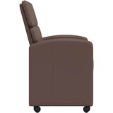  Blagovačke stolice s kotačima 2 pcs Smeđa 58 x 65 x 98 cm | Eponuda.ba