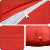  Presvlaka za jastuk 6 pcs HEERLEN Crvena Ø 50 cm Poliester | shoptok.hr