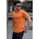 Madmext Basic Orange Polo T-Shirt 4550