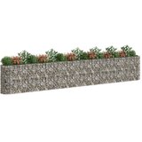  Gabionska povišena gredica od pocinčanog željeza 610x50x100 cm | shoptok.hr