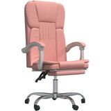  Uredski naslonjač od umjetne kože ružičasti | shoptok.hr