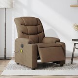 Maison Chic Električni masažni naslanjač - Relax naslanjač rjavo blago, (22061831) | Shoptok.si
