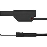 Schützinger AL 8323 / 1 / 100 / SW adapterski kabel moški konektor 4 mm moški konektor 4 mm črna 1 kos, (20423022) Cene