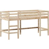 vidaXL krevet na kat s ljestvama i krovom 80x200 cm od borovine | shoptok.hr