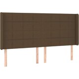  Krevet box spring s madracem LED tamnosmeđi 160x200 cm tkanina | shoptok.hr
