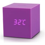 Gingko Electronics Ljubičasta LED budilica Gravity Cube | shoptok.hr