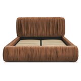 Bobochic Paris Narančasti tapecirani bračni krevet s prostorom za odlaganje s podnicom 160x200 cm Blair – | shoptok.hr