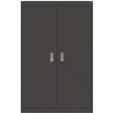 Ormarić Omarica za shranjevanje 2 pcs Črna 90 x 40 x 140 cm Jeklo, (5000152708) | Shoptok.si