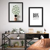 Wallity slika bon appetit, 2 dela, 30 x 40 cm Cene