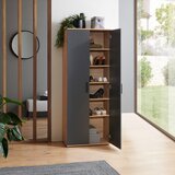 XORA večnamenska omara, antracit, hrast artisan | Shoptok.si
