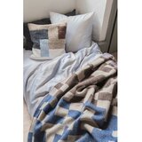 Mette Ditmer Denmark Svijetlo siva/bež posteljina za krevet za jednu osobu od pamučnog satena 140x200 cm Diagonal – | shoptok.hr