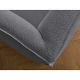 Bobochic Paris Temno siva sedežna garnitura iz tkanine bouclé 242 cm Giorgia – | Shoptok.si