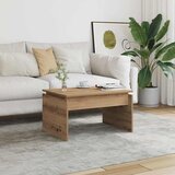 vidaXL Klubska mizica artisan hrast 68x50x38 cm inženirski les Cene