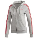 Adidas Puloverji Essentials 3S Full Zip Hoodie Siva | Shoptok.si