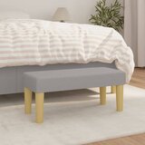 vidaXL Klop svetlo siva 70x30x30 cm blago Cene