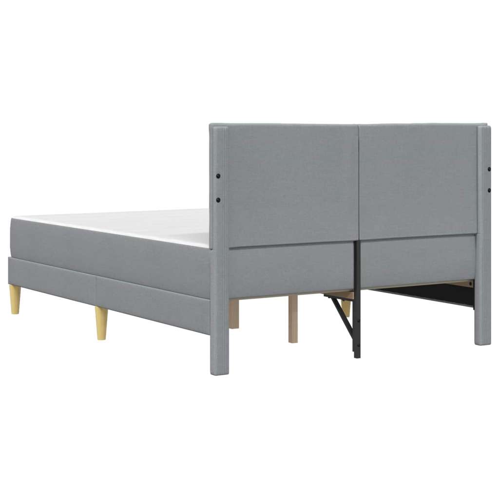  Okvir za krevet Svijetlo siva 140 x 190 cm Poliester | shoptok.hr