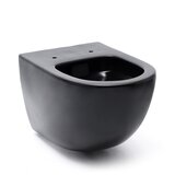 Vitra 7748B083-0075 Sento viseča brezrobna WC školjka črna z mat zaključkom Cene