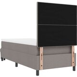  Postelja s pomično vzmetnico in klopjo taupe 90x190 cm Tkanina, (22083561) | Shoptok.si