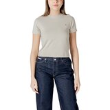 Calvin Klein Jeans Majice s kratkimi rokavi WOVEN LABEL PEACHED J20J224202 Bež Cene