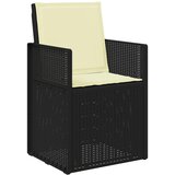  Vrtni set za objed s jastukom 9 pcs Antracit i krem PP | shoptok.hr