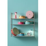 PT LIVING Rožnata dekorativna kovinska škatla za shranjevanje ø 16x6 cm Double Funky – | Shoptok.si