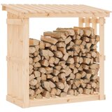  Stalak za drva za ogrjev 108x64,5x109 cm od masivne borovine | shoptok.hr