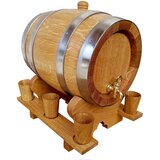  Hrastova bačva 2L + 6 čaša | shoptok.hr